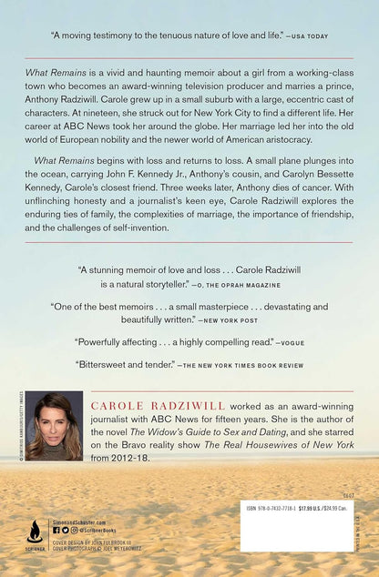 What Remains: a Memoir of Fate, Friendship, and Love