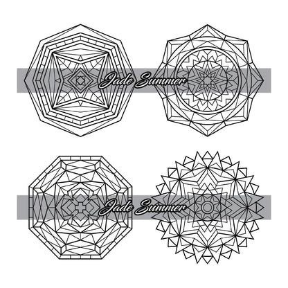 100 Mini Mandalas: a Mandala Coloring Book for Adults and Kids with Easy, Cute,