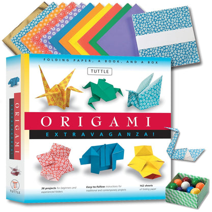 Origami Extravaganza! Folding Paper, a Book, and a Box: Origami Kit Includes Ori