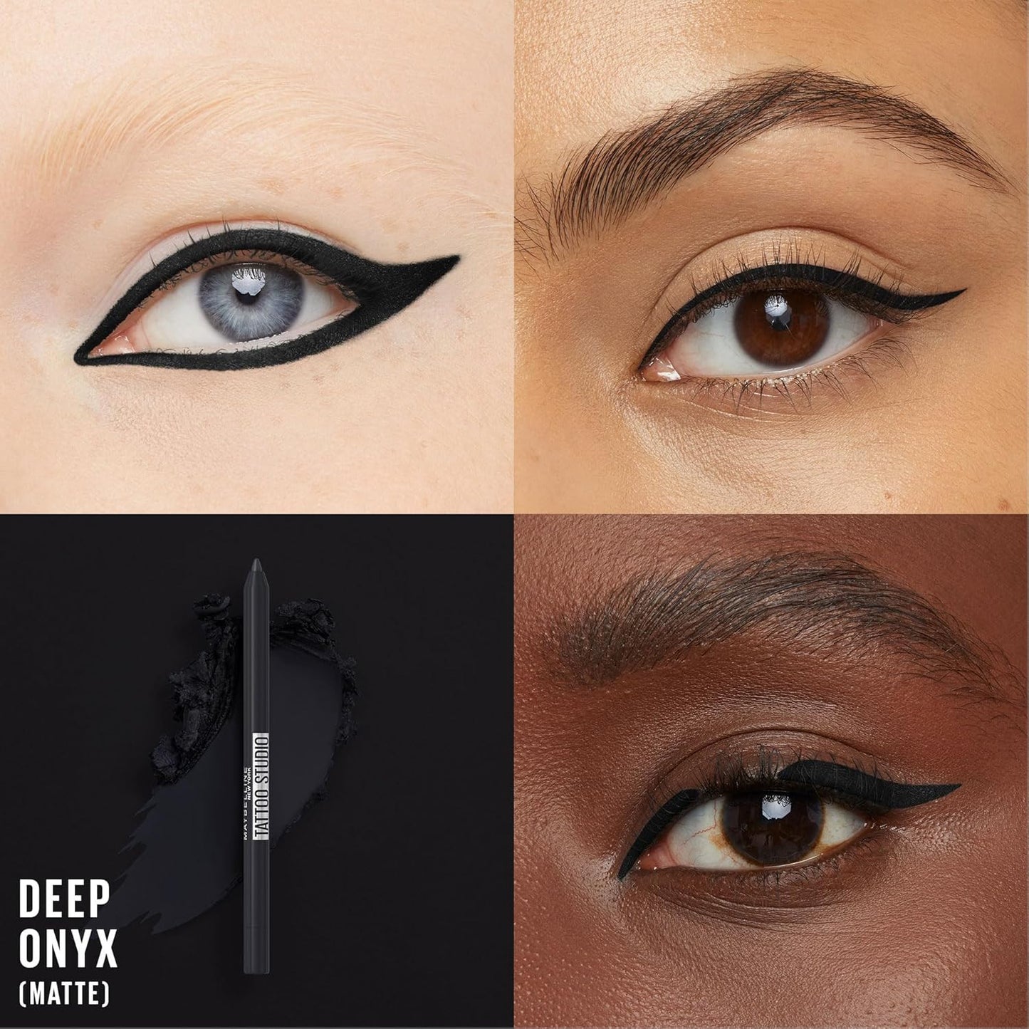 Tattoostudio Long-Lasting Sharpenable Eyeliner Pencil, Glide on Smooth Gel Pigme