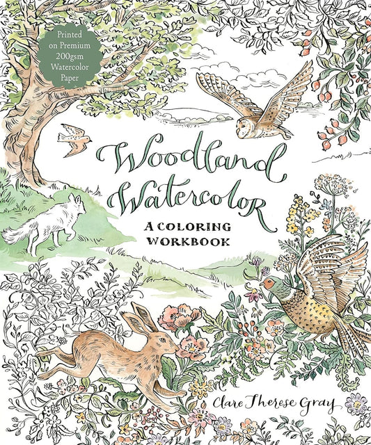 Woodland Watercolor: a Coloring Workbook
