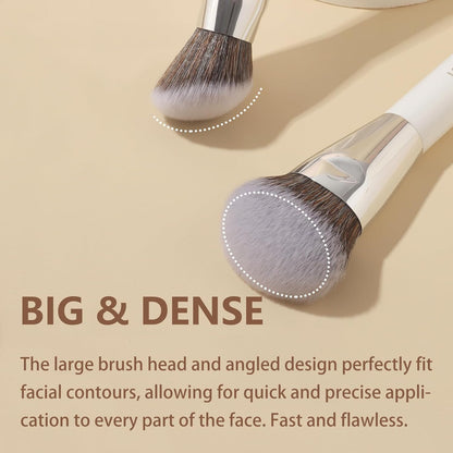 201 Angled Foundation Brush for Flawless Makeup Application Professional Liquid,