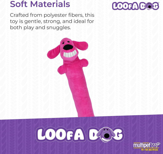 'S Original Loofa Jumbo Dog Toy in Assorted Colors, 24-Inch