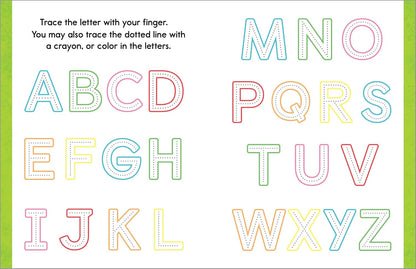 My First Alphabet Tracing Workbook: Practice Pen Control with Abcs and Animal Wo