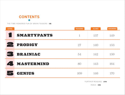 The 125 Best Brain Teasers of All Time: a Mind-Blowing Challenge of Math, Logic,