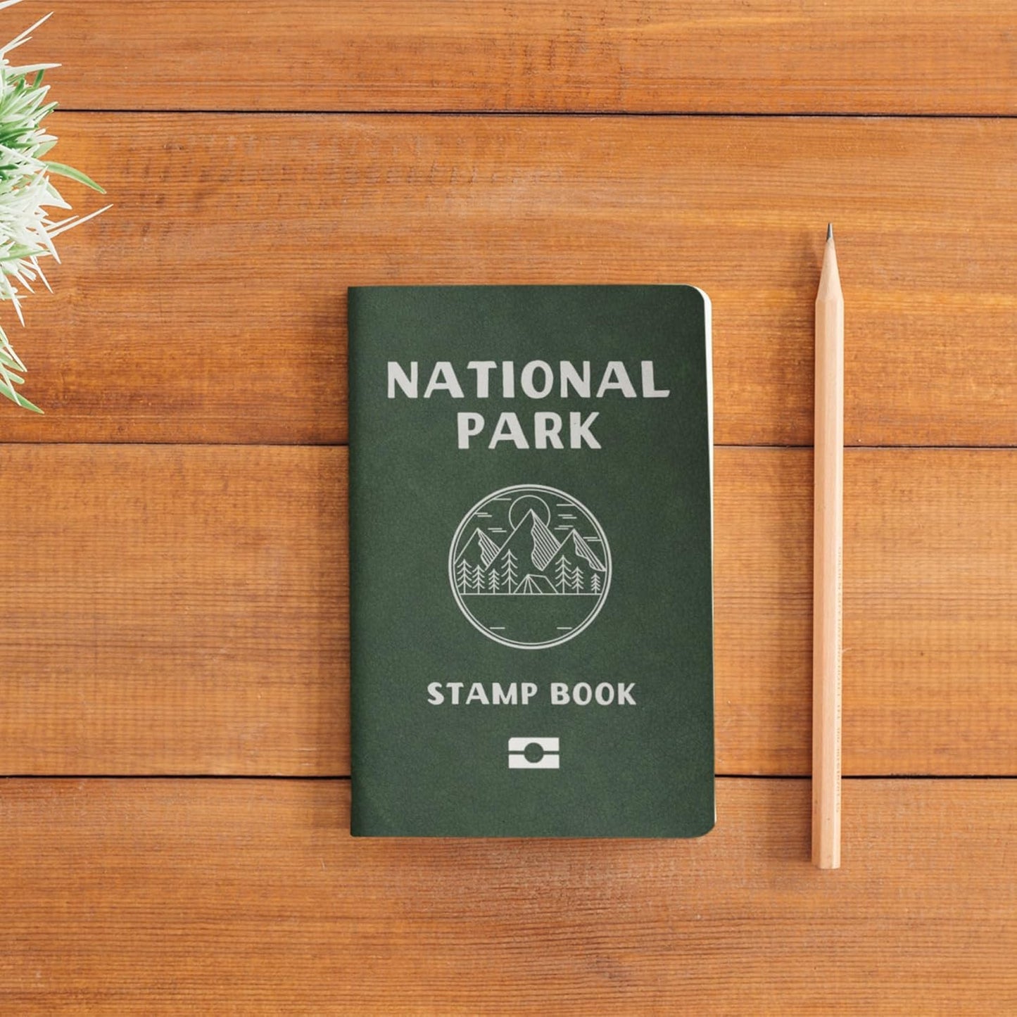 National Parks Stamp Book with Sticker Set: Passport-Sized National Park Book wi