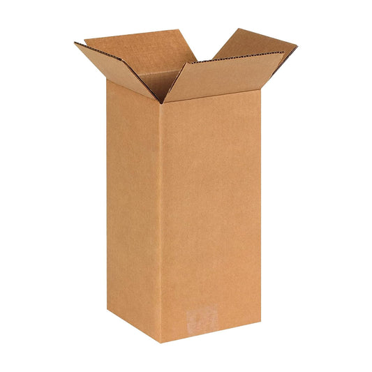 6X6X12 Tall Corrugated Boxes, Tall, 6L X 6W X 12H, Pack of 25 | Shipping, Packag