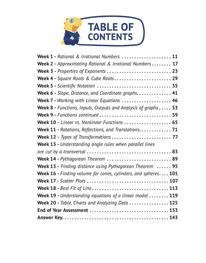 8Th Grade Common Core Math: Daily Practice Workbook | 1000+ Practice Questions a