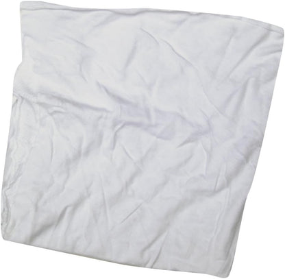 10833 Super Tuff Multi-Purpose Mixed Knit Wiping Cloth, 8Lb Box, White