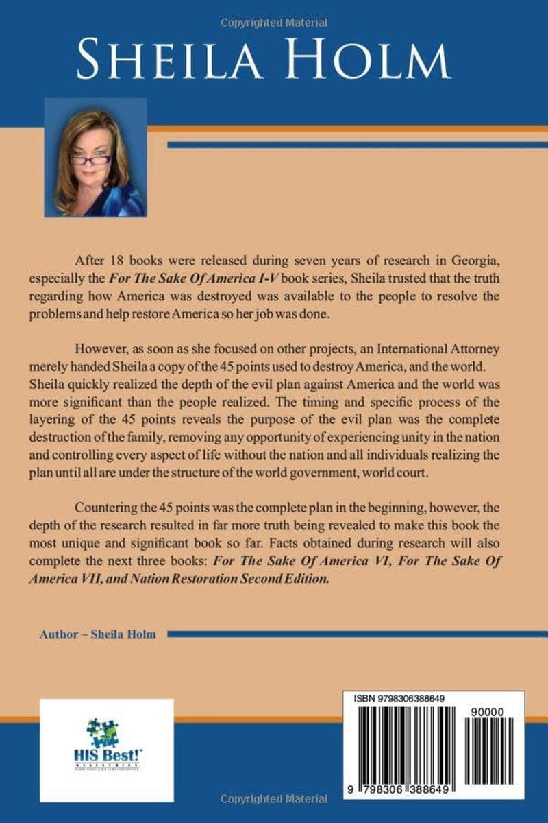 An Eternal Plan Always Trumps a Human Plan: How to Counter the 45 Points Used to