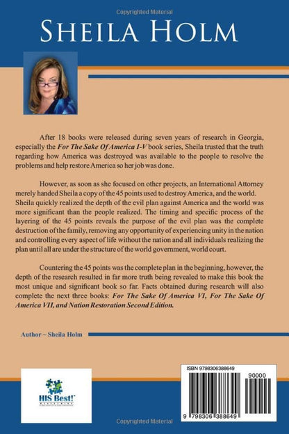 An Eternal Plan Always Trumps a Human Plan: How to Counter the 45 Points Used to