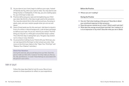 The Psychic Workbook: a Beginner'S Guide to Activities and Exercises to Unlock Y