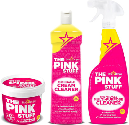 the  Miracle Cleaning Bundle – Multi-Purpose Paste, Spray & Cream Cleaner (3-Pac