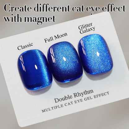 0.5 OZ Cat Eye Gel Polish with Magnet 15ML Holographic Glitter Shimmer Transluce