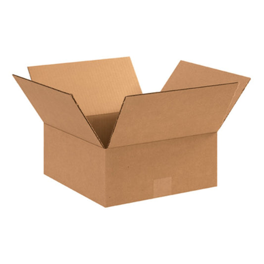 12 X 12 X 5 Corrugated Cardboard Boxes, Flat 12"L X 12"W X 5"H, Pack of 25 | Shi