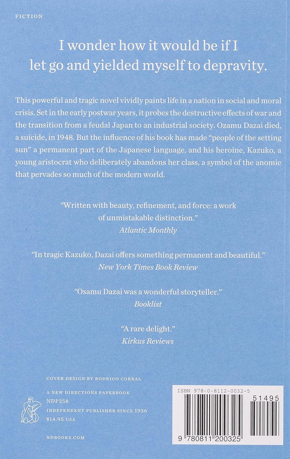 The Setting Sun (New Directions Book)