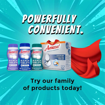 Ultra Concentrated Bleach Tablets [32 Tablets] - Lavender Scent - for Laundry, T