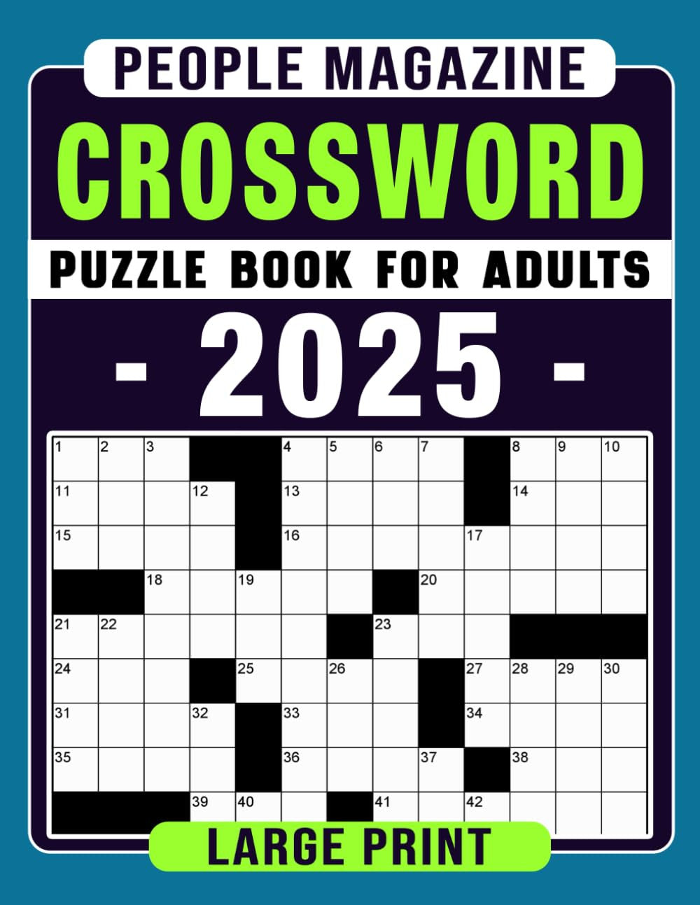 2025 People Magazine Crossword Puzzle Book for Adults: Challenging Puzzles to St