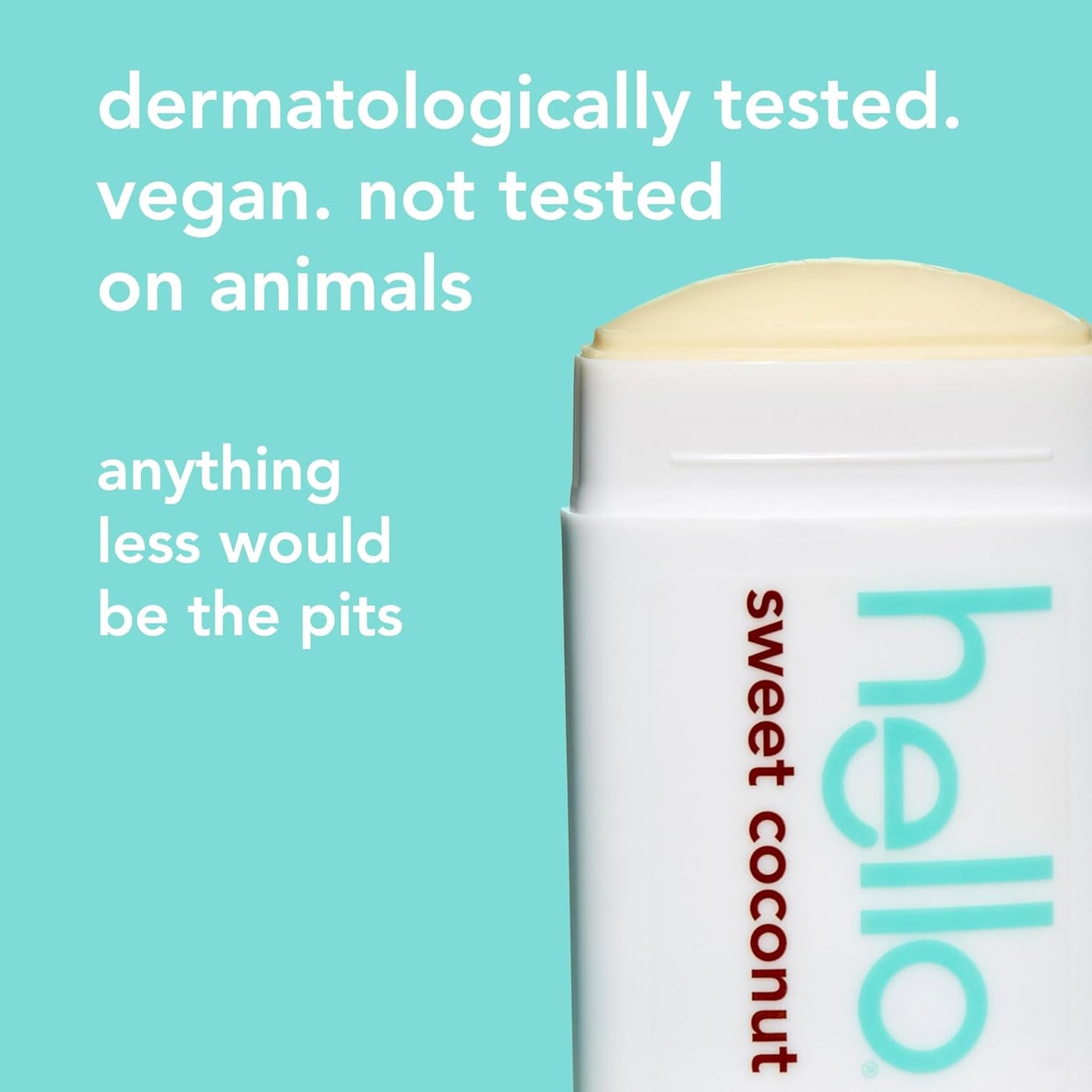 Sweet Coconut Deodorant with Shea Butter for Women + Men, Aluminum Free, Baking