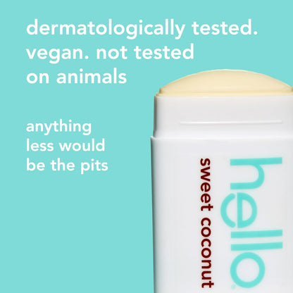 Sweet Coconut Deodorant with Shea Butter for Women + Men, Aluminum Free, Baking