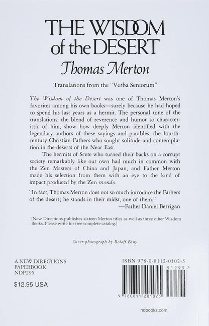 The Wisdom of the Desert (New Directions)
