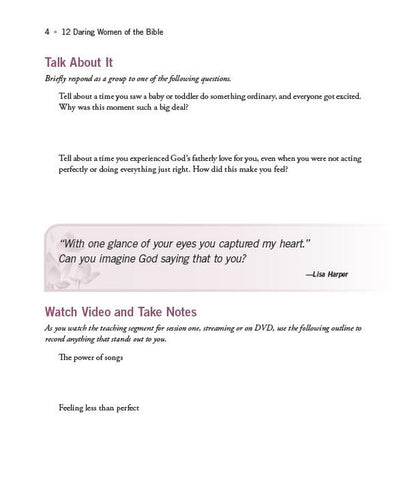 12 Daring Women of the Bible Study Guide plus Streaming Video: Real Women, Real