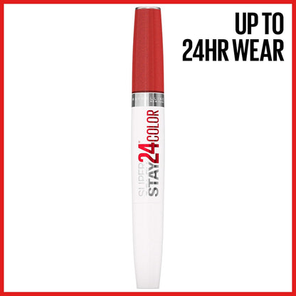 Super Stay 24 2-Step Long Lasting Liquid Lipstick and Lip Balm, 920 Bronzed Drea