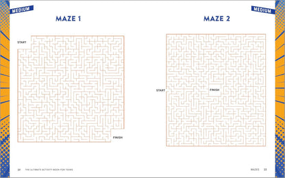 The Ultimate Activity Book for Teens: Crosswords, Cryptograms, Trivia, and More!