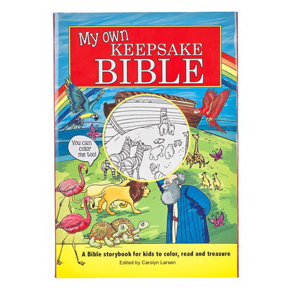 My Own Keepsake Bible: a Kids Bible Storybook to Color