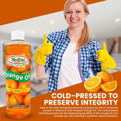 Orange Oil Cleaner & Degreaser Concentrate - All Purpose Orange Oil Cleaner, Cab