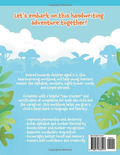 My First Handwriting Workbook for Kids!: Practice Line Tracing for Lowercase Let