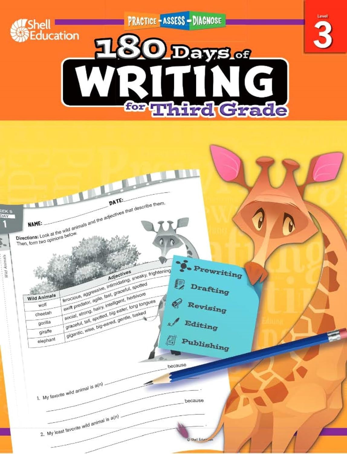 180 Days of Writing for Third Grade - an Easy-To-Use Third Grade Writing Workboo