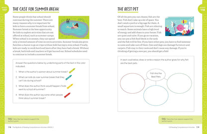 The Big Book of Reading Comprehension Activities, Grade 2: 120 Activities for Af