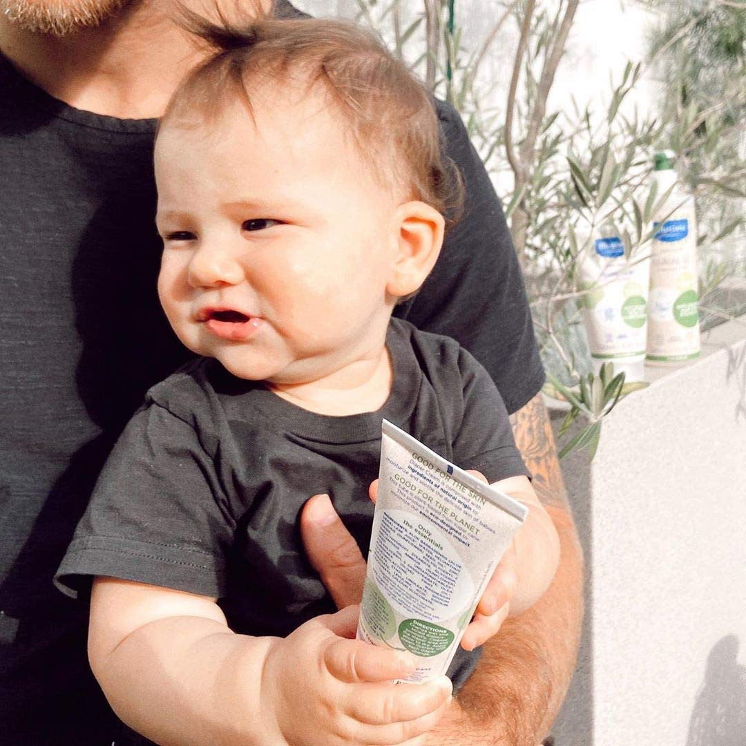 Mustela Certified Organic Hydrating Cream - Natural Body Lotion W/ Olive Oil, Al