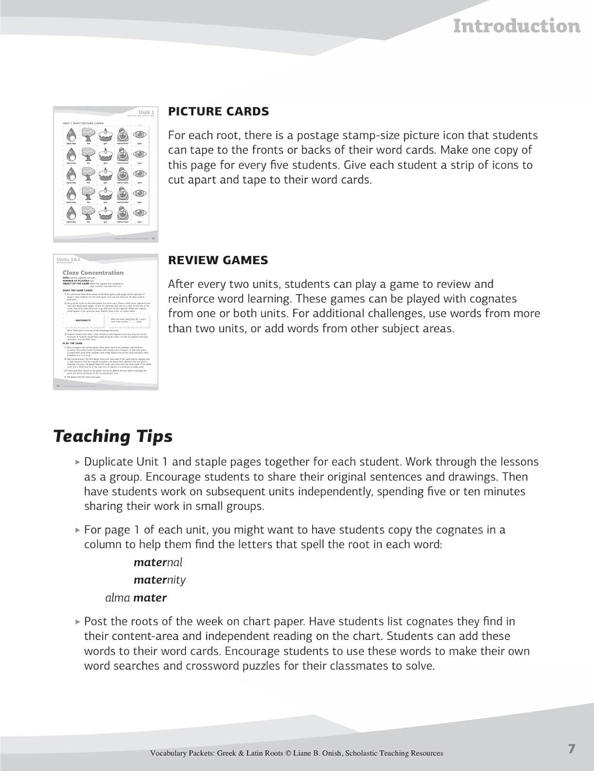 Vocabulary Packets: Greek & Latin Roots: Ready-To-Go Learning Packets That Teach