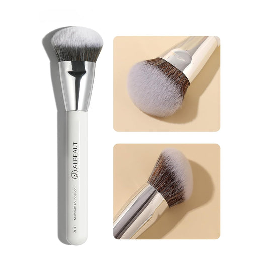 201 Angled Foundation Brush for Flawless Makeup Application Professional Liquid,