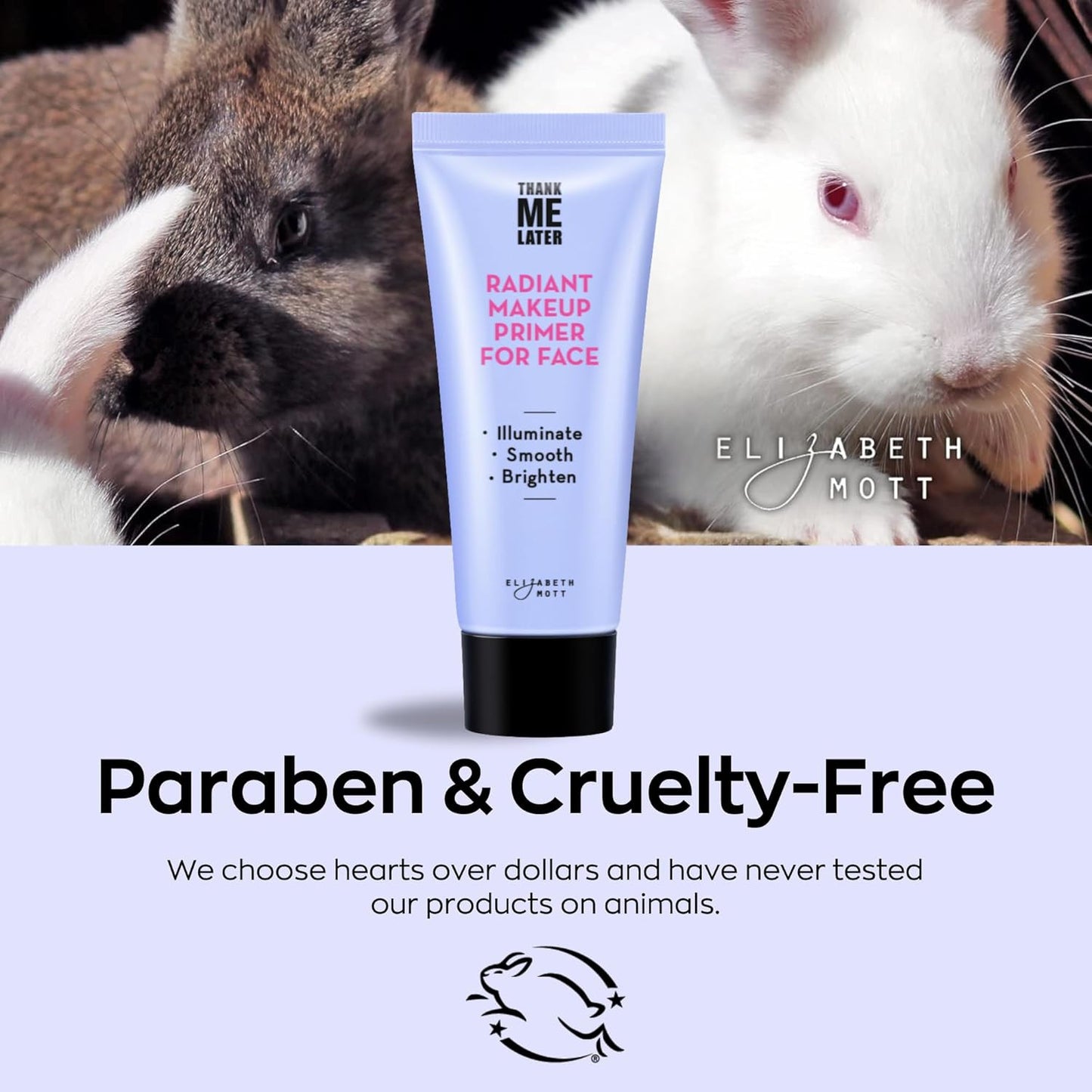 Thank Me Later Radiant Face Primer - Illuminating & Hydrating Makeup Base with N