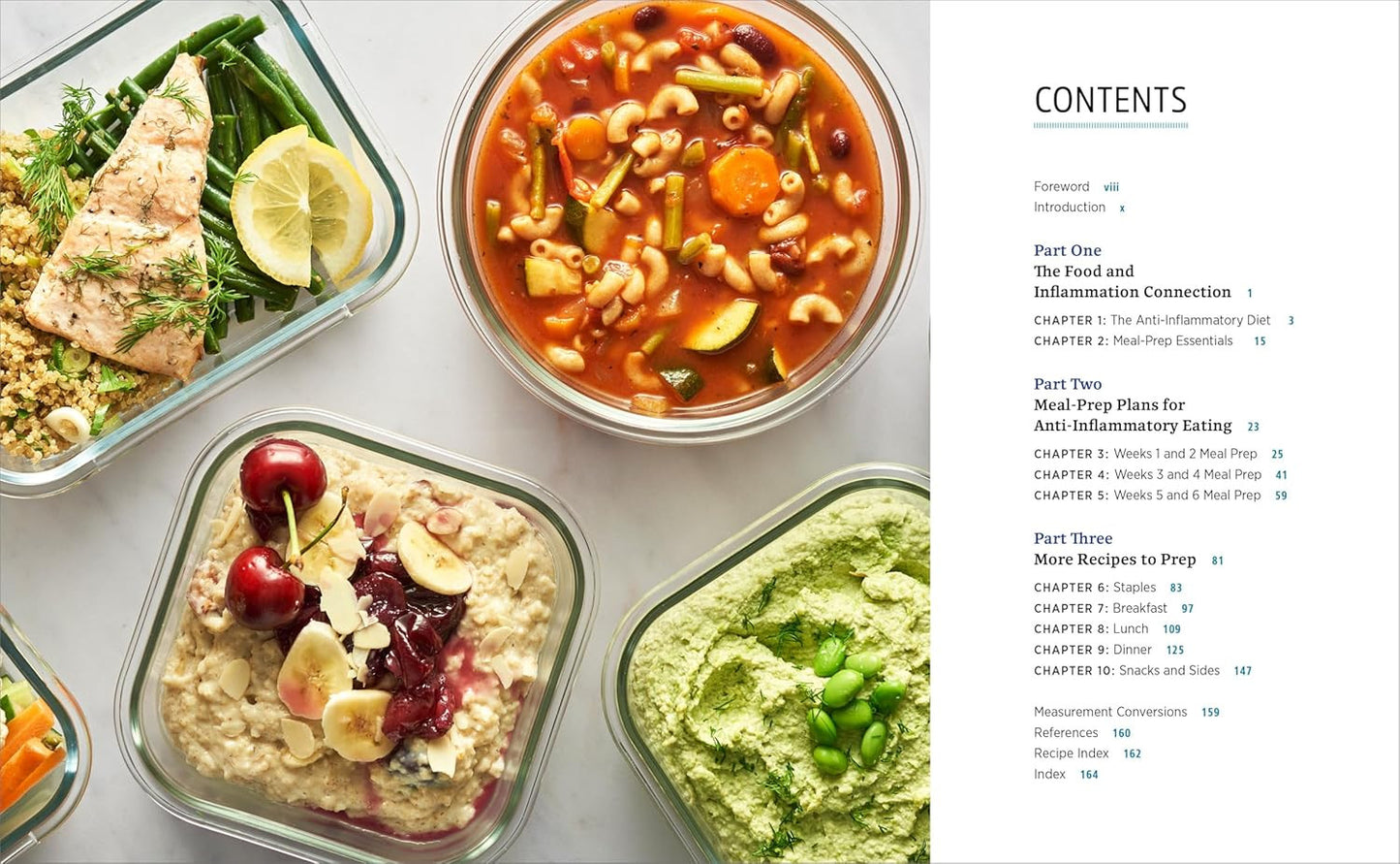 Anti-Inflammatory Diet Meal Prep: 6 Weekly Plans and 80+ Recipes to Simplify You