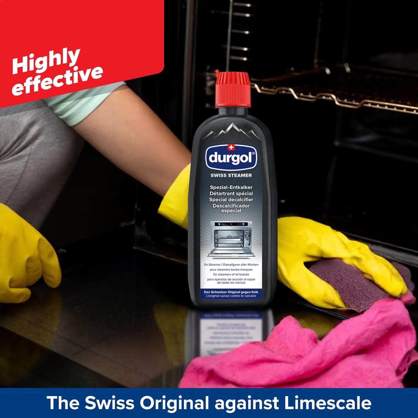 Swiss Steamer, Descaler and Decalcifier for All Brands of Steamer Ovens, 16.9 Fl