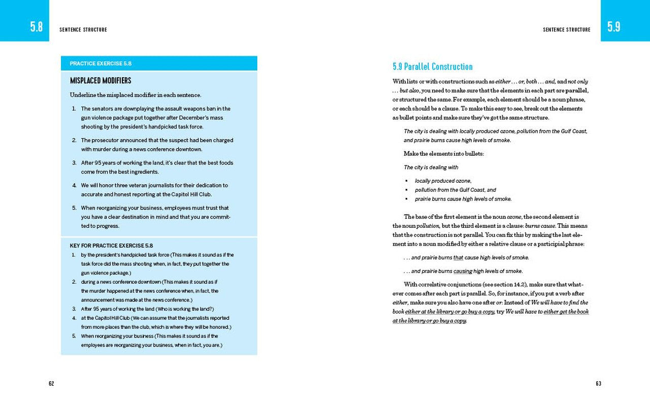 The Perfect English Grammar Workbook: Simple Rules and Quizzes to Master Today'S