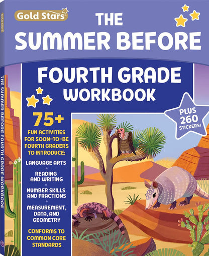 The Summer before Fourth Grade Workbook: Bridging 3Rd to 4Th Grade with 75+ Acti