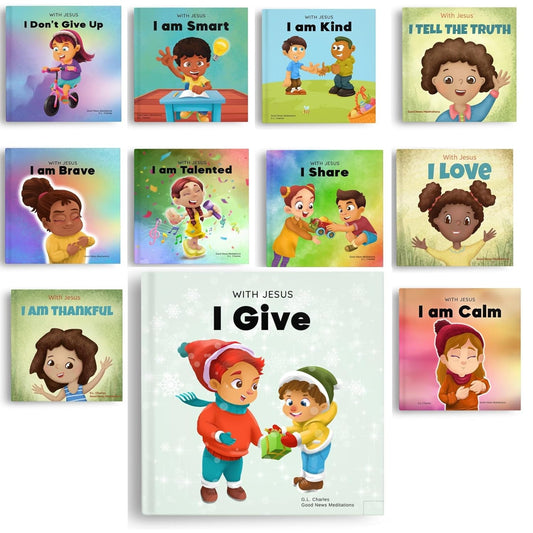 With Jesus Original Kids Bible Books Series – 11 Children Bible Books Bundle (Bo