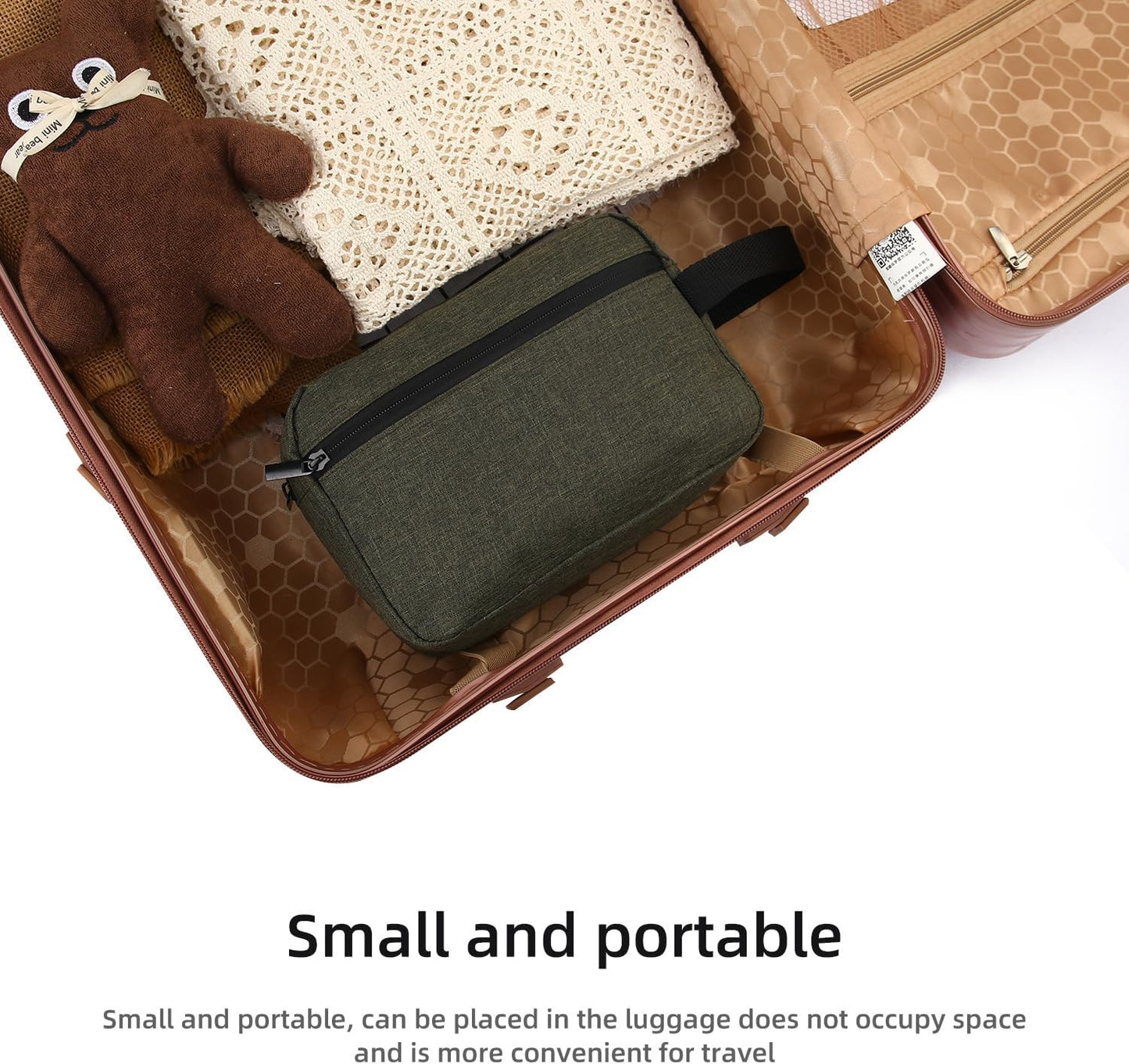 Travel Toiletry Bag Toiletry Bag for Women Men Hanging Cosmetic Bag Travel Acces