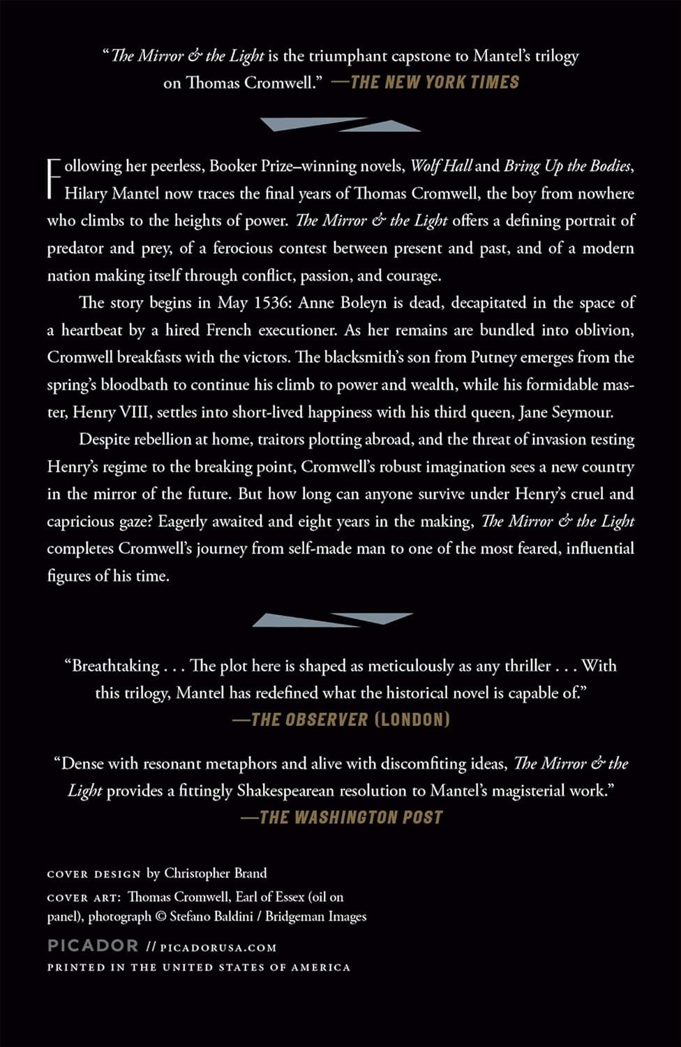 The Mirror & the Light: a Novel (Wolf Hall Trilogy, 3)