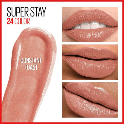 Super Stay 24, 2-Step Liquid Lipstick Makeup, Long Lasting Highly Pigmented Colo