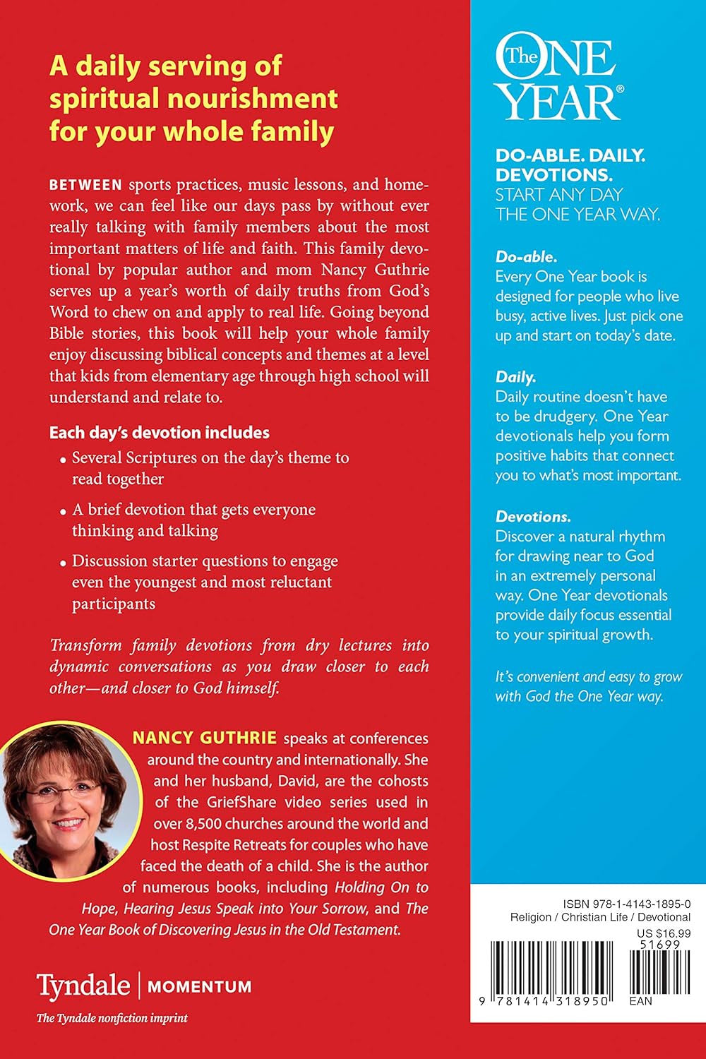 One Year of Dinner Table Devotions and Discussion Starters: a Daily Family Devot