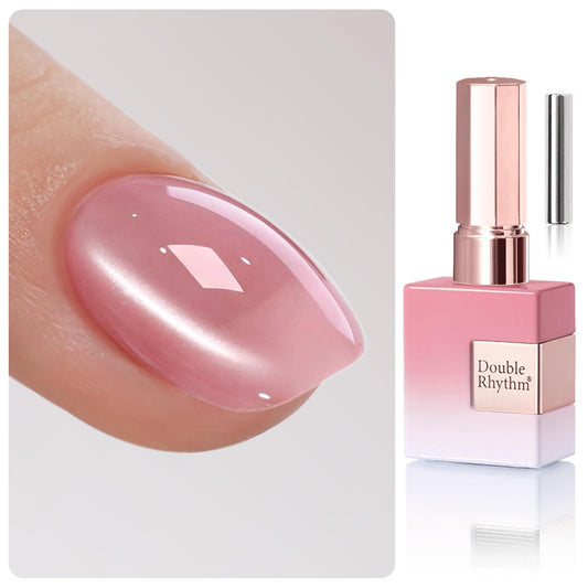 0.5 OZ Cat Eye Gel Polish with Magnet 15ML Holographic Glitter Shimmer Transluce