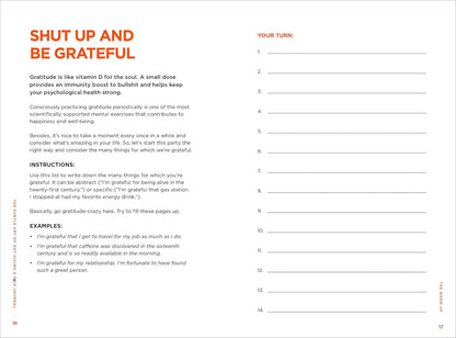 The Subtle Art of Not Giving a F*Ck Journal