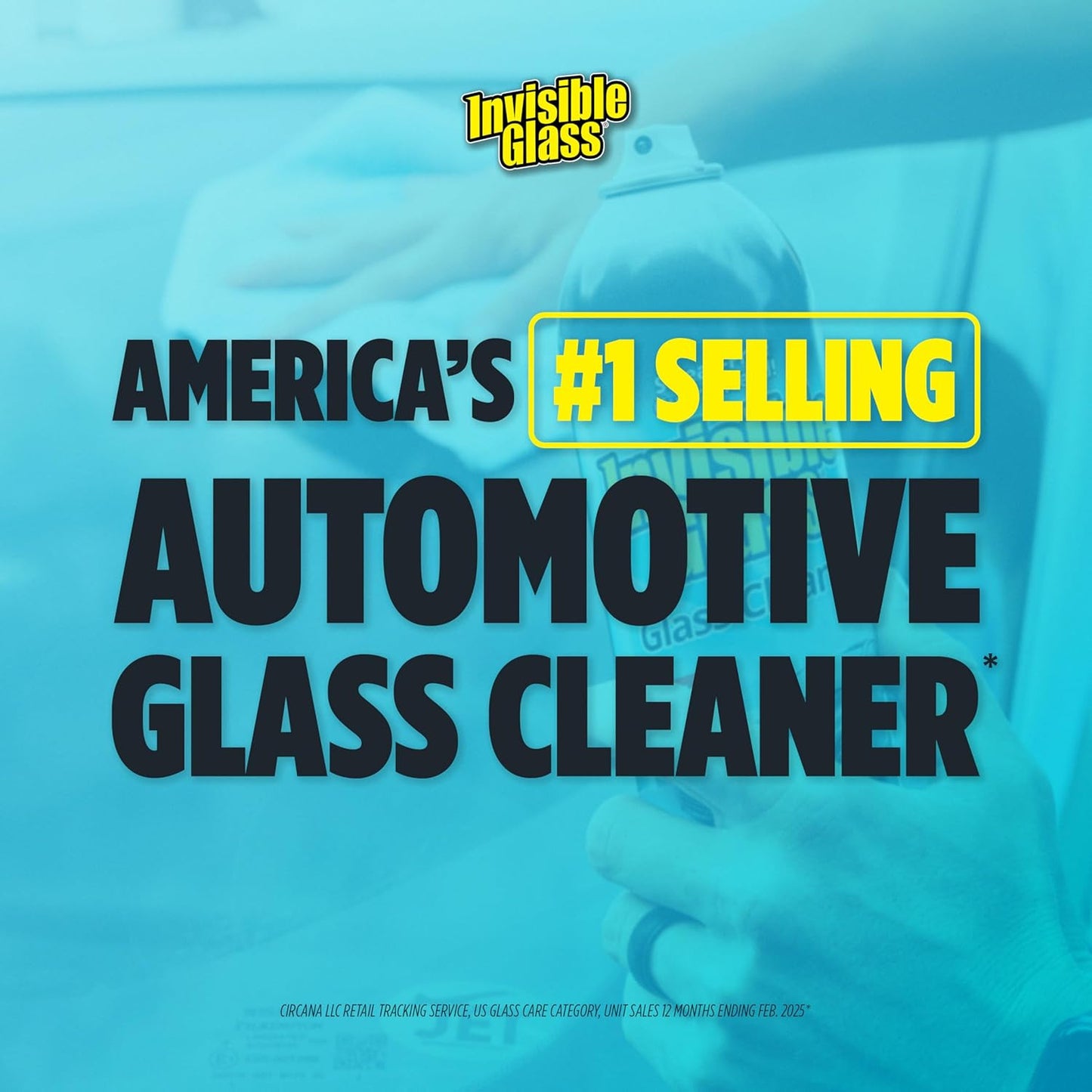 91163-4PK Premium Glass and Window Cleaner for Auto and Home Cleans Glass, Windo