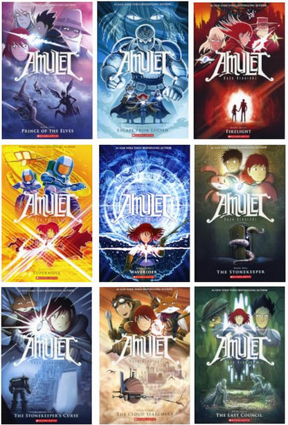 Amulet 1-9 Box Set (The Stonekeeper;The Stonekeeper'S Curse; the Cloud Searchers